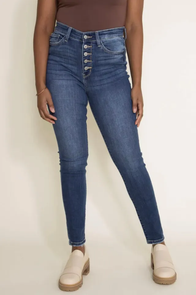 Judy Blue High Rise Button Fly Skinny