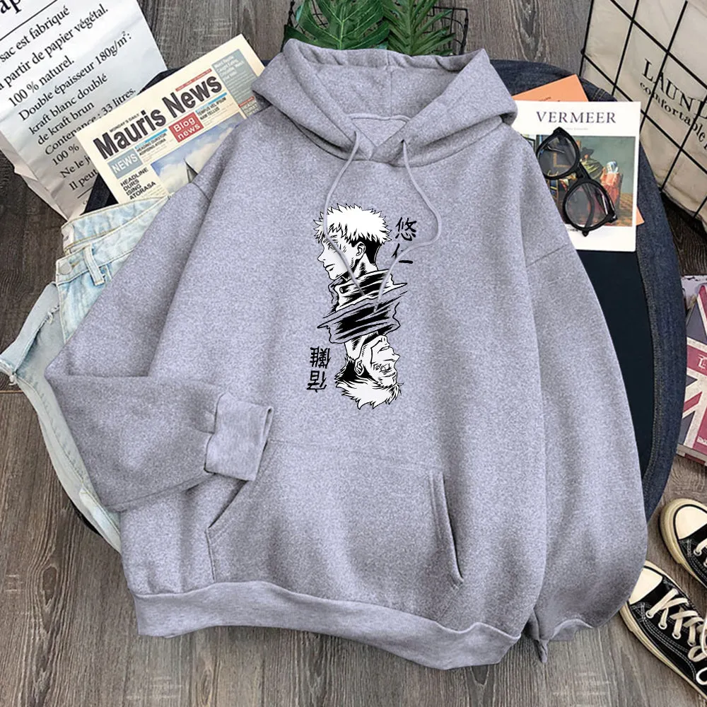 Jujutsu Kaisen Yuji Itadori and Sukuna Hoodie