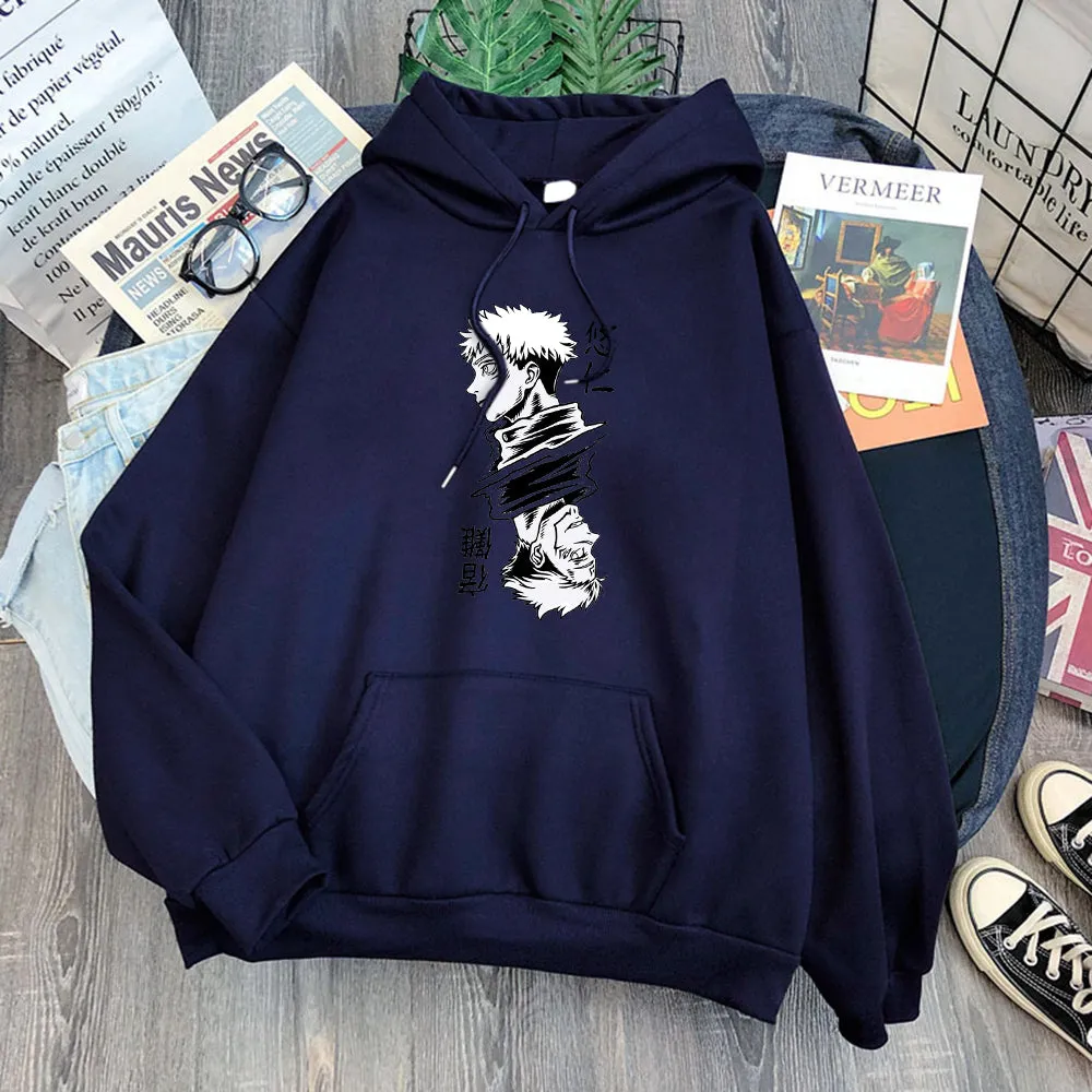 Jujutsu Kaisen Yuji Itadori and Sukuna Hoodie