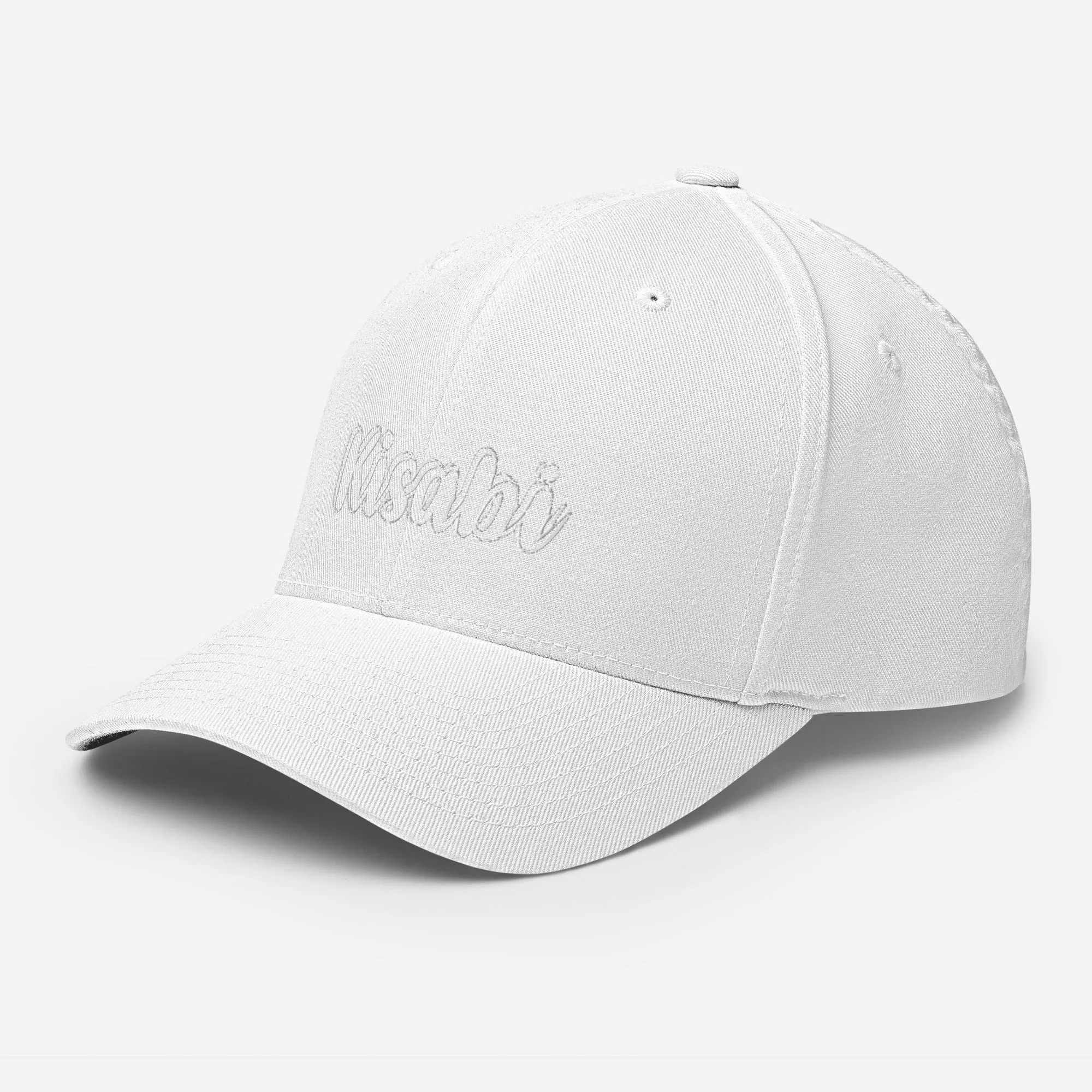 KISABI Cursive Structured Twill Cap
