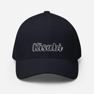 KISABI Cursive Structured Twill Cap