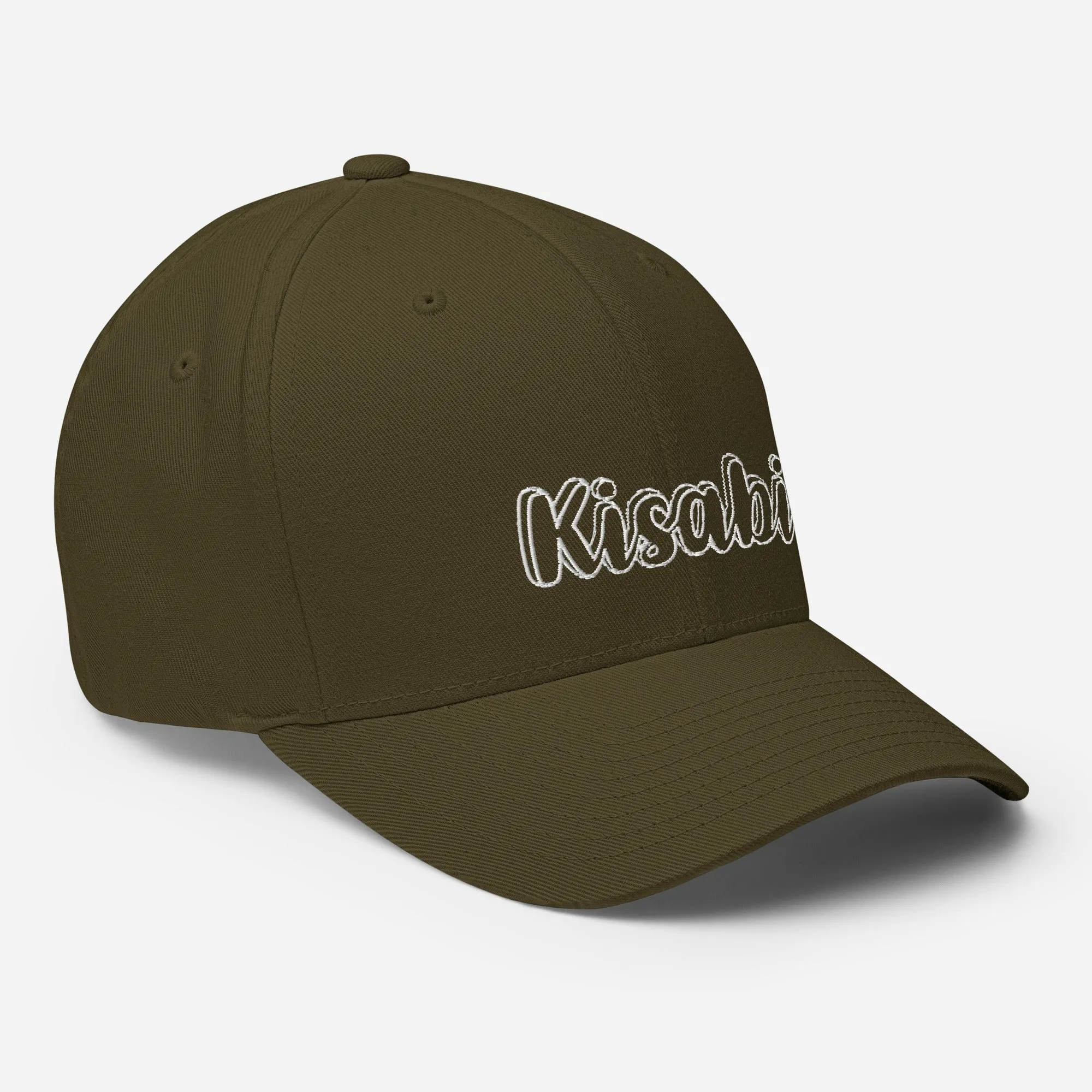 KISABI Cursive Structured Twill Cap
