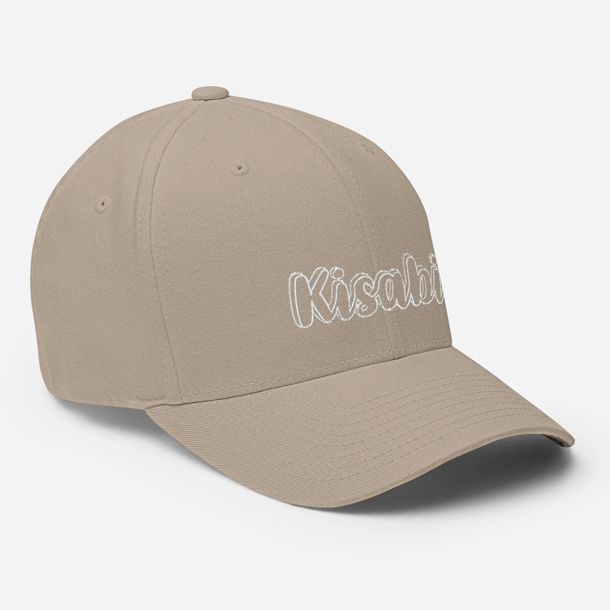 KISABI Cursive Structured Twill Cap