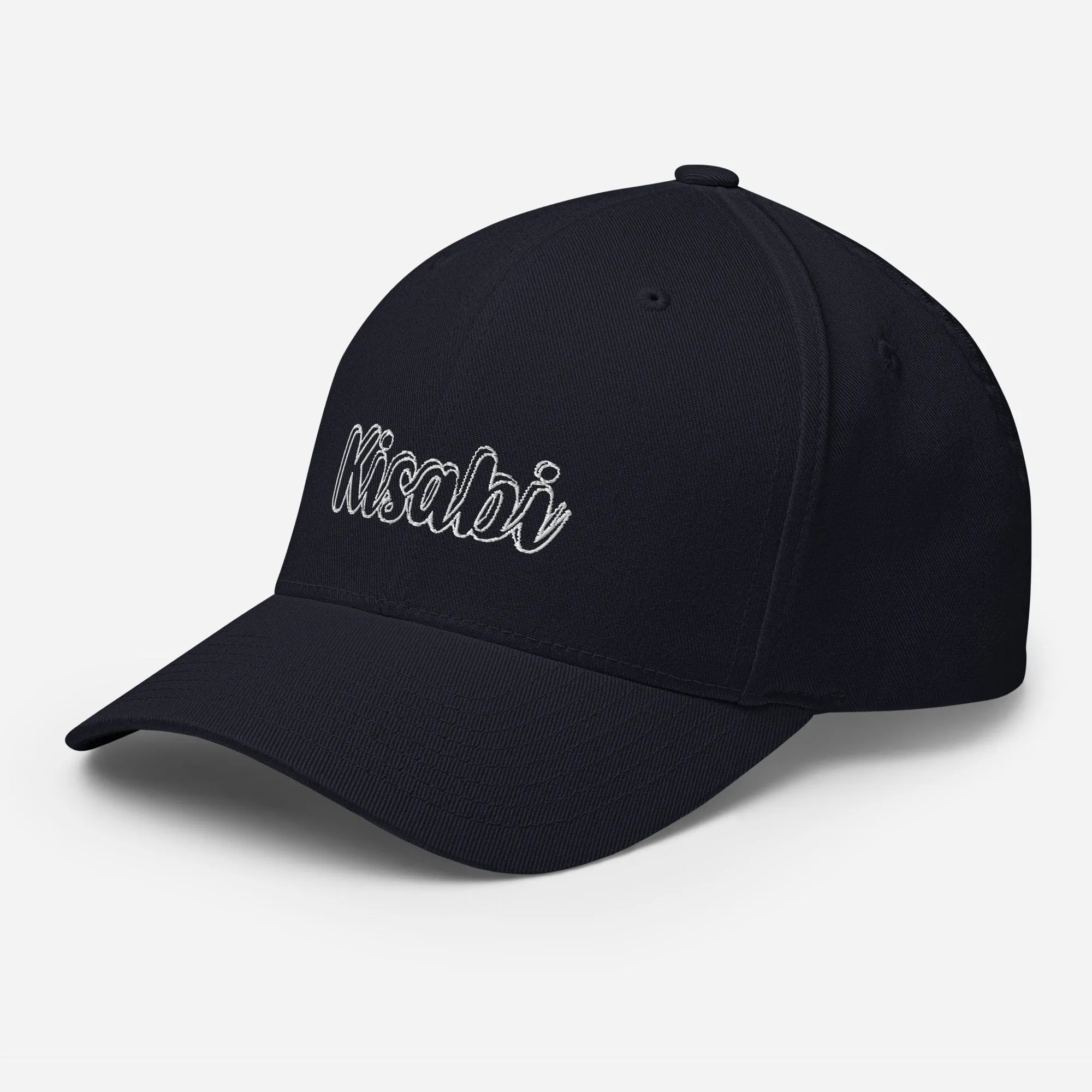 KISABI Cursive Structured Twill Cap
