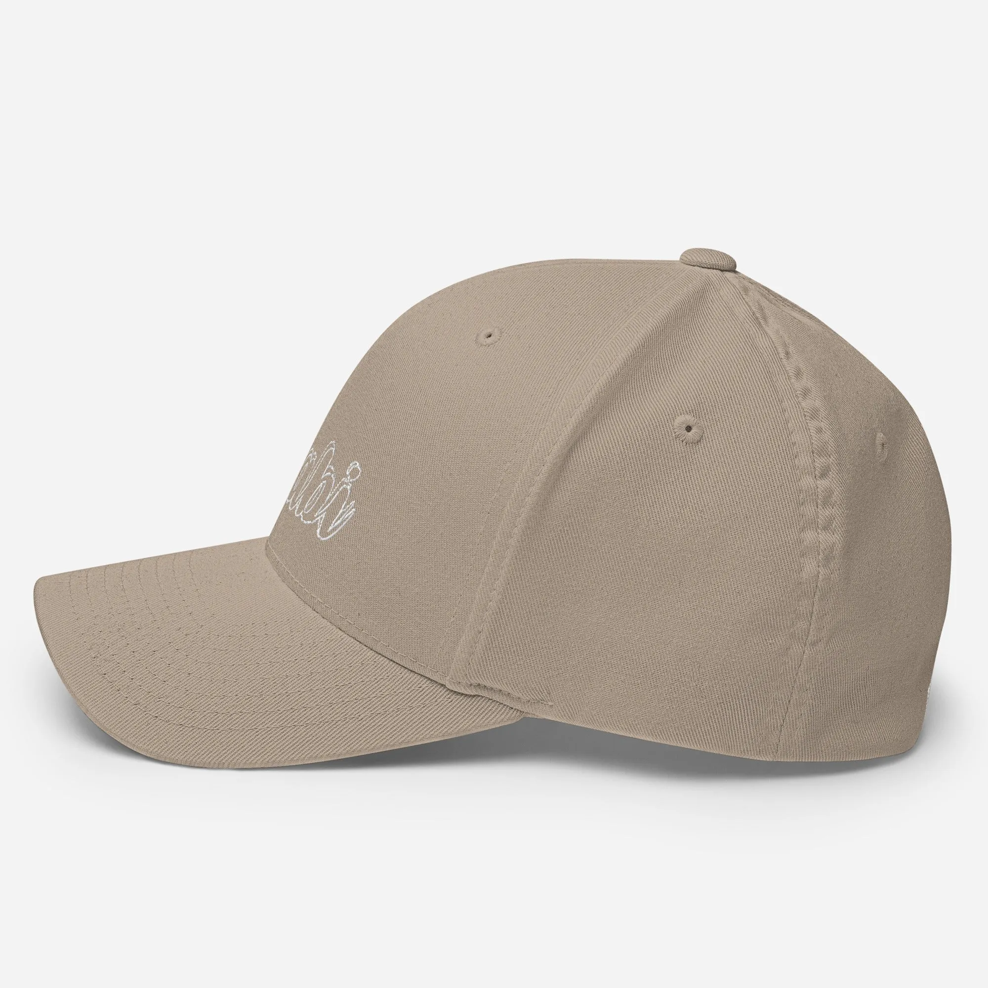 KISABI Cursive Structured Twill Cap