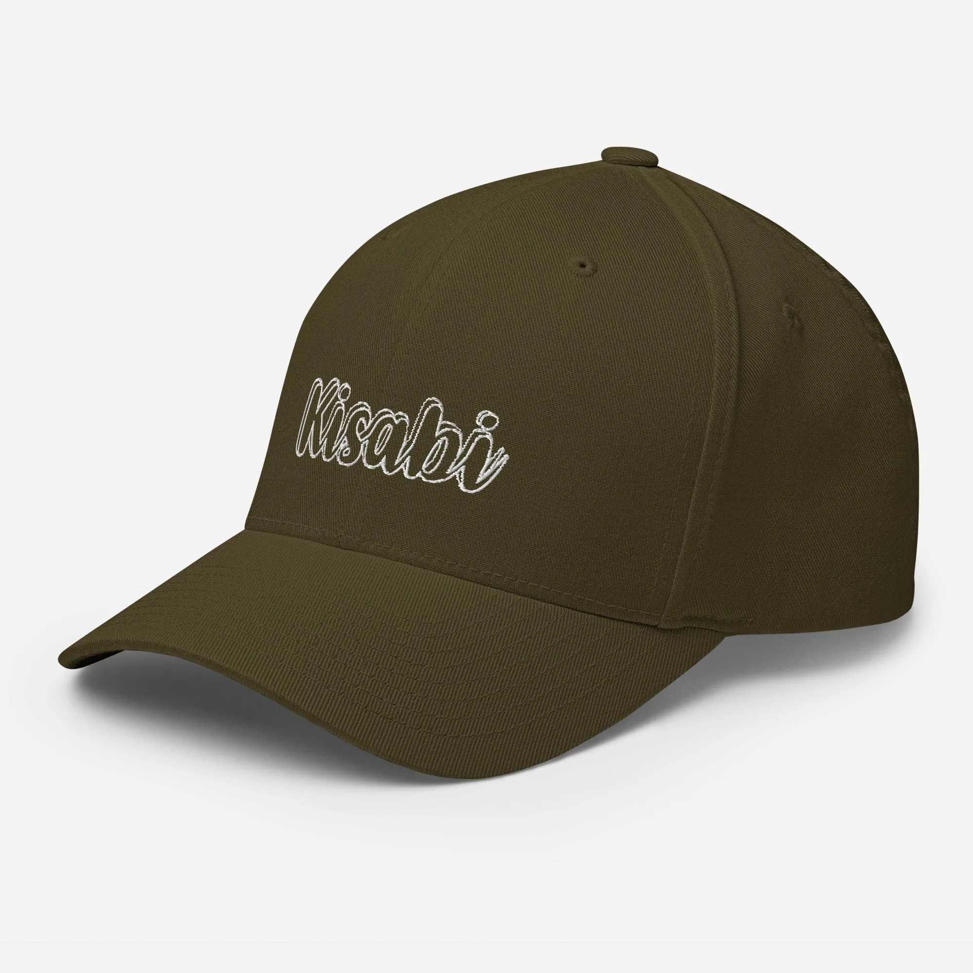 KISABI Cursive Structured Twill Cap