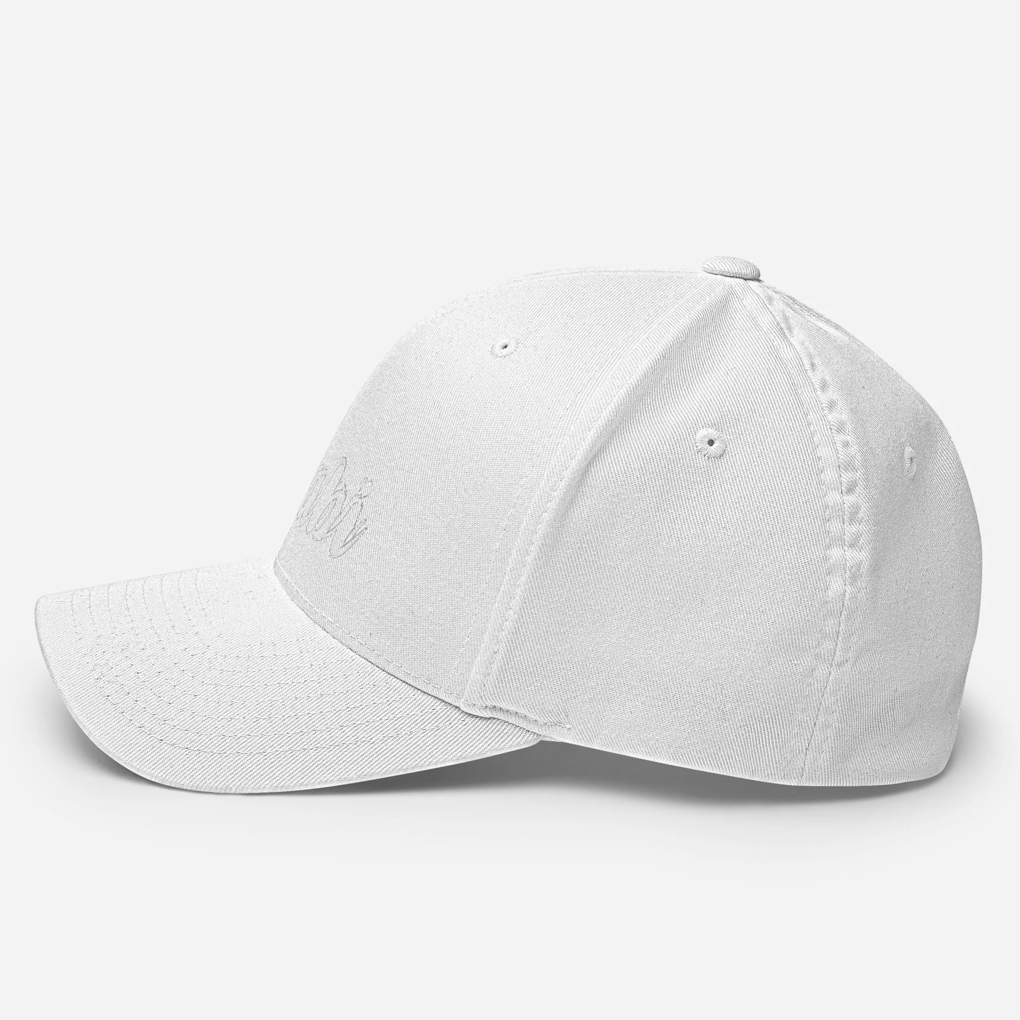 KISABI Cursive Structured Twill Cap
