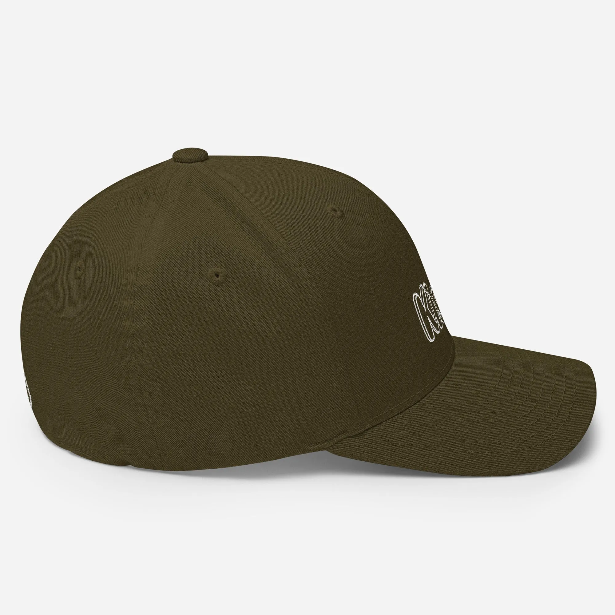 KISABI Cursive Structured Twill Cap