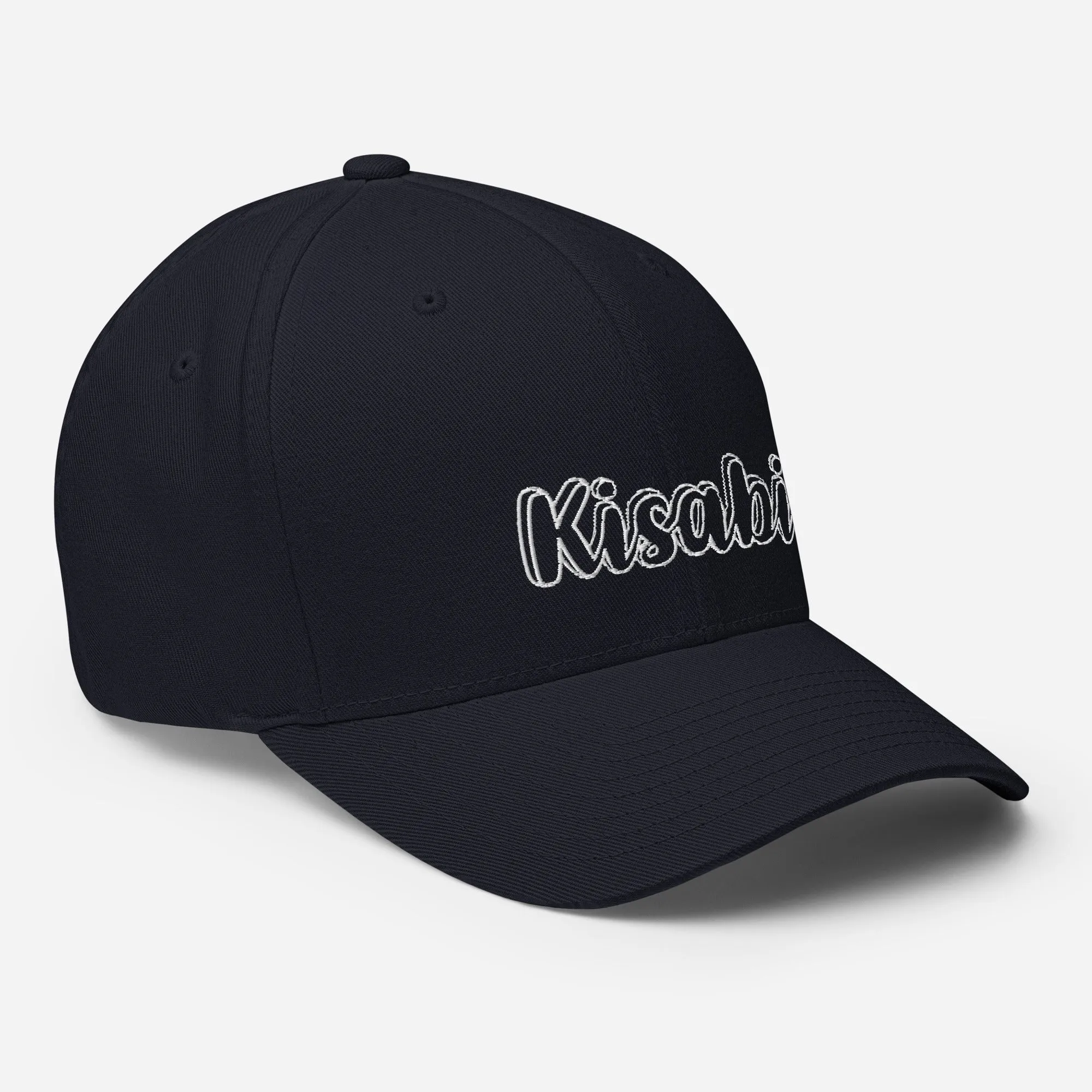 KISABI Cursive Structured Twill Cap