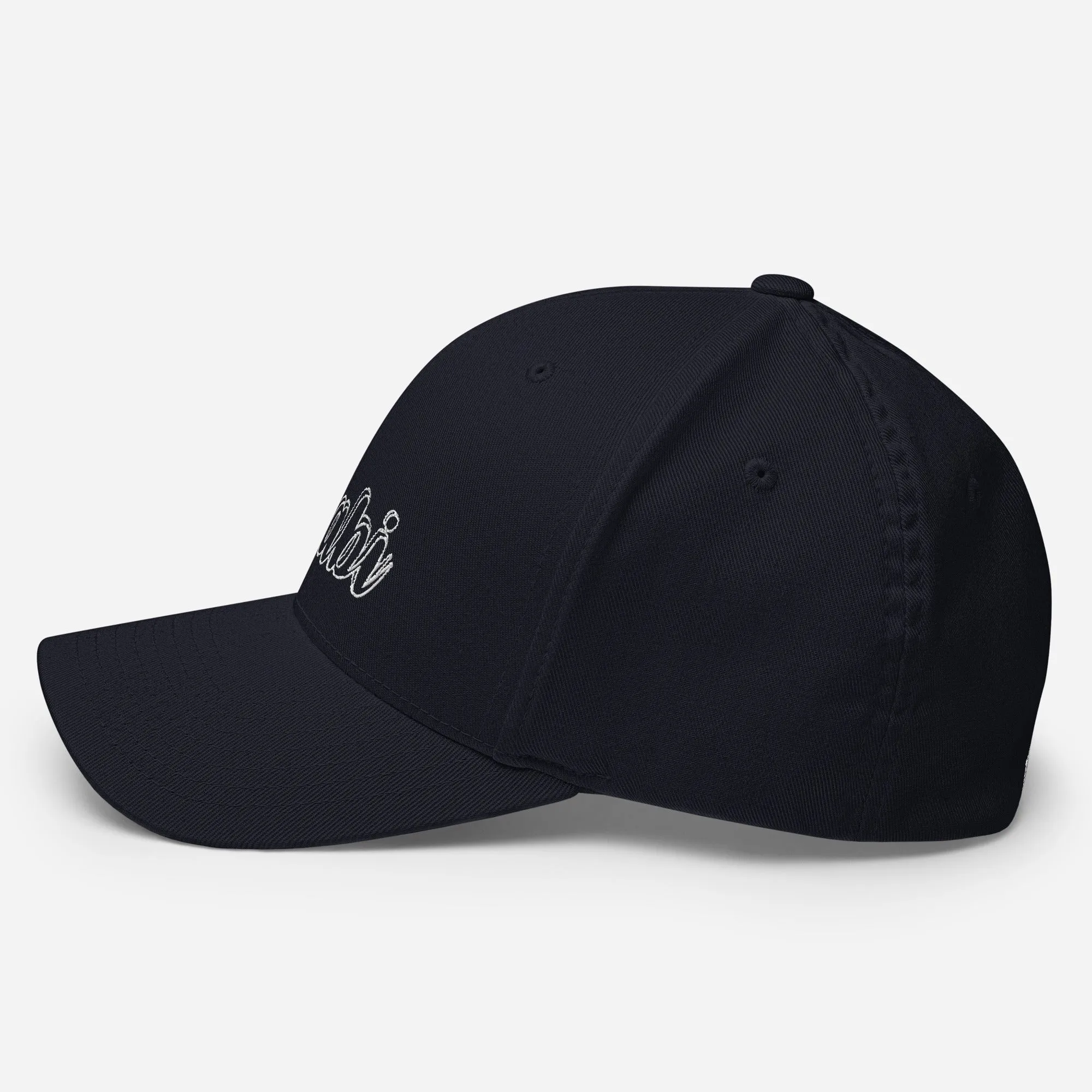KISABI Cursive Structured Twill Cap