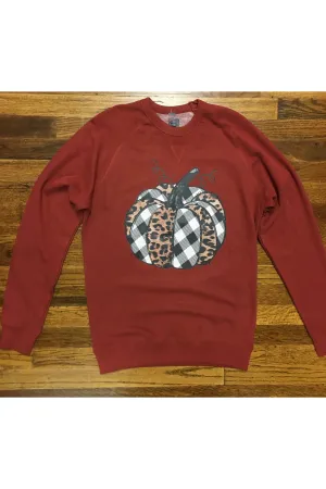 L and B Tees Rust Pumpkin Sweatshirt