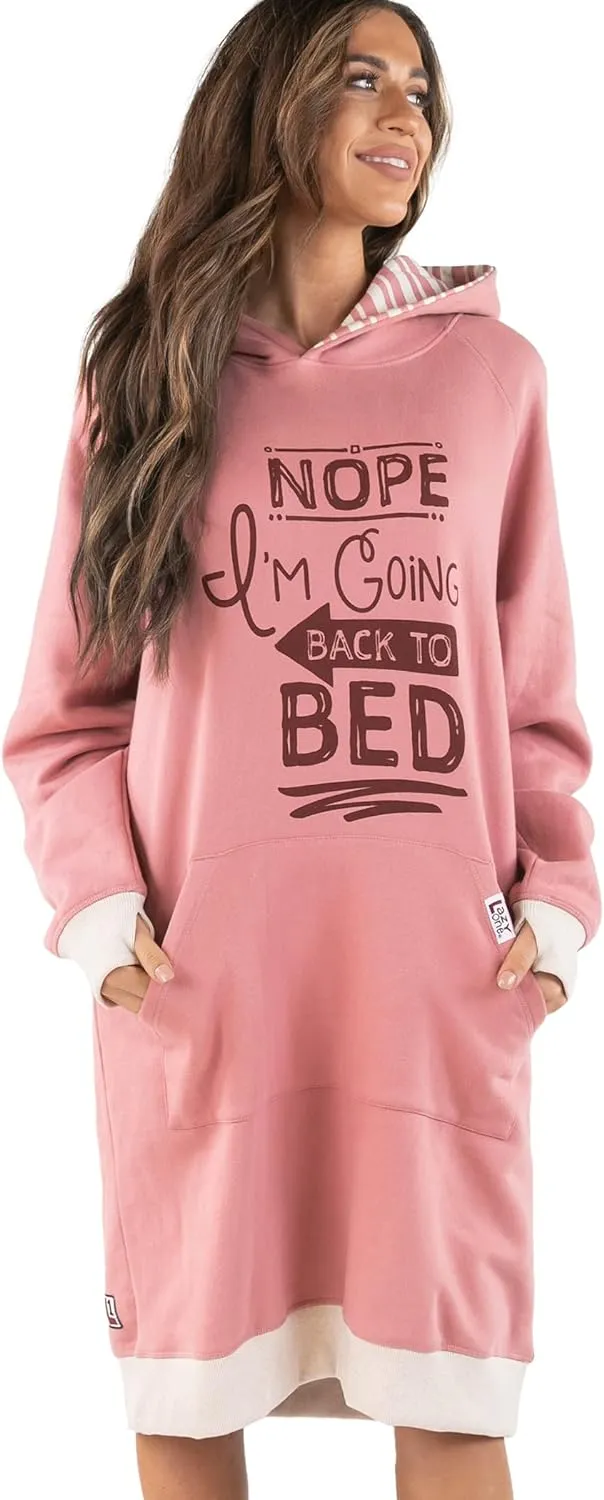 Lazy One Oversized Hoodie Sweatshirt, Comfortable Sleepwear