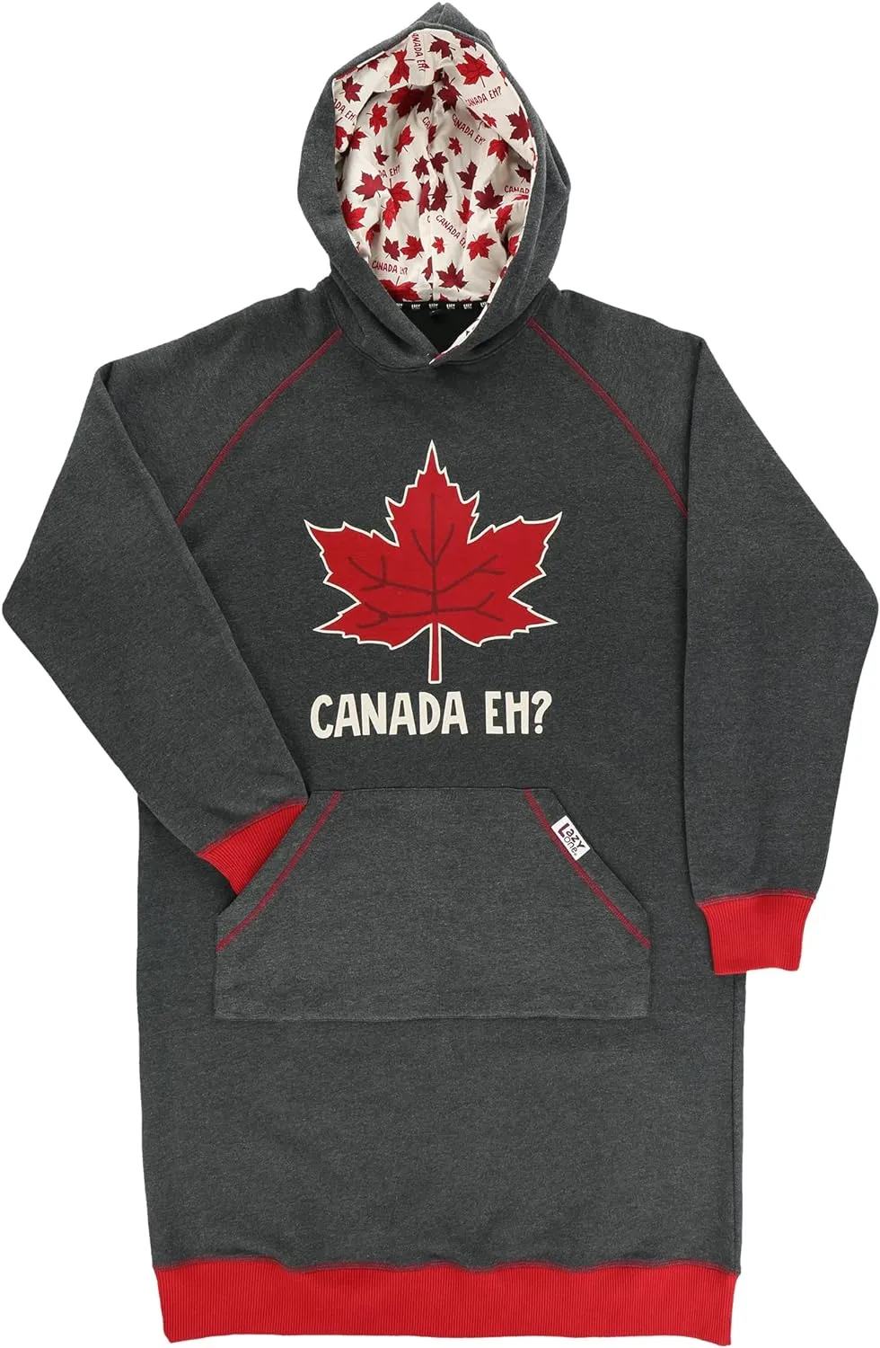 Lazy One Oversized Hoodie Sweatshirt, Comfortable Sleepwear