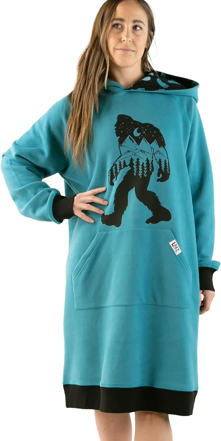 Lazy One Oversized Hoodie Sweatshirt, Comfortable Sleepwear