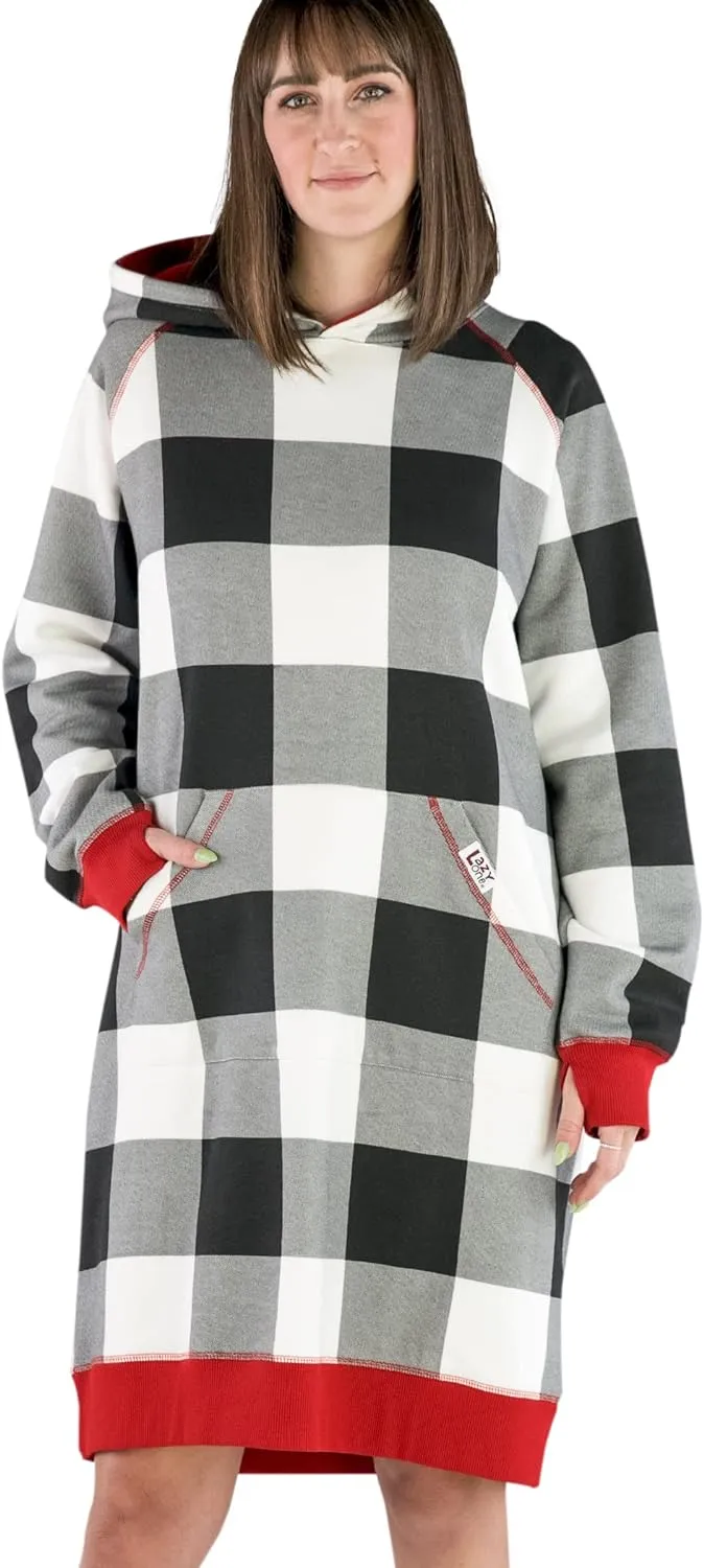 Lazy One Oversized Hoodie Sweatshirt, Comfortable Sleepwear