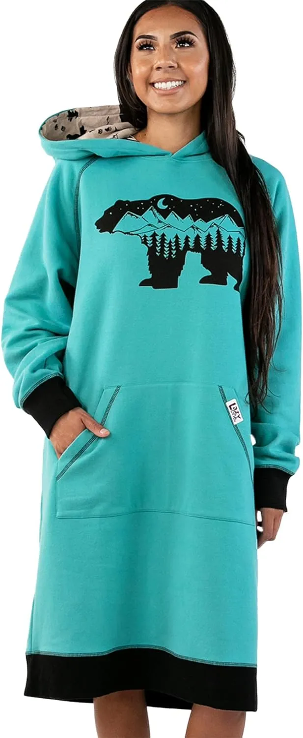 Lazy One Oversized Hoodie Sweatshirt, Comfortable Sleepwear