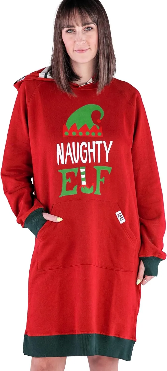 Lazy One Oversized Hoodie Sweatshirt, Comfortable Sleepwear