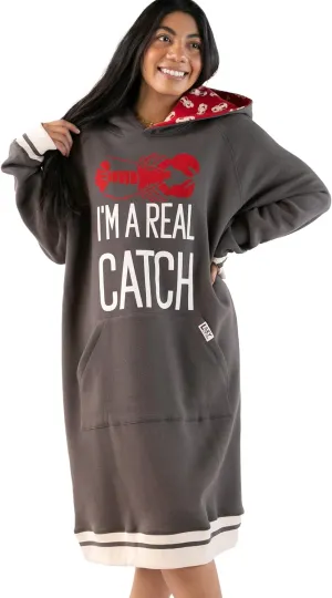 Lazy One Oversized Hoodie Sweatshirt, Comfortable Sleepwear