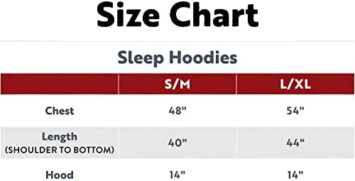 Lazy One Oversized Hoodie Sweatshirt, Comfortable Sleepwear