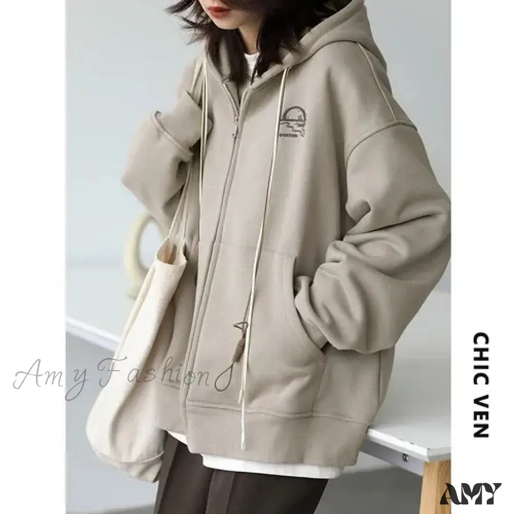 Loose Thick Warm Cozy Comfortable Stylish Elegant Chic Hoodies