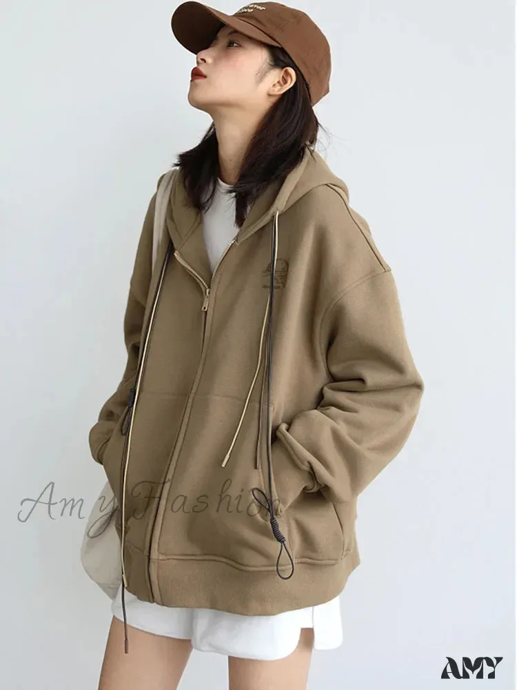 Loose Thick Warm Cozy Comfortable Stylish Elegant Chic Hoodies