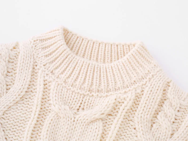 Matching Family Cable Knit Sweaters  Cozy Holiday Outfits