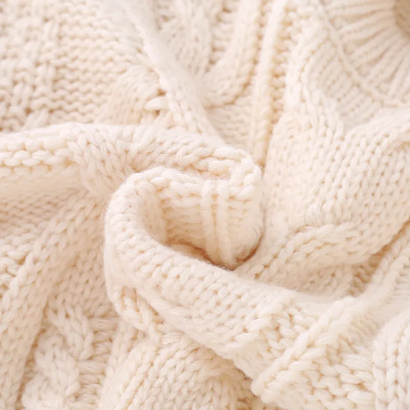 Matching Family Cable Knit Sweaters  Cozy Holiday Outfits
