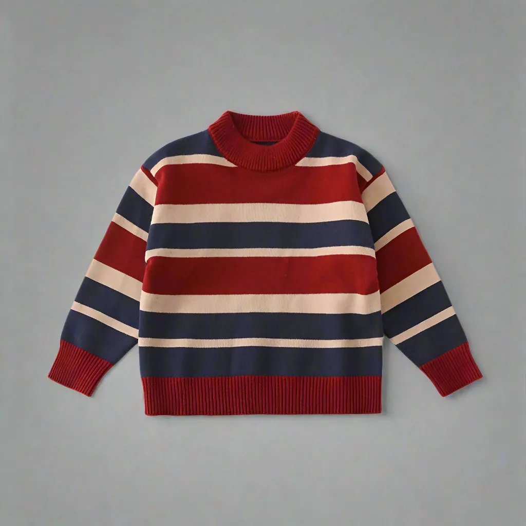 Matching Family Striped Sweaters  Cozy & Stylish Knitwear