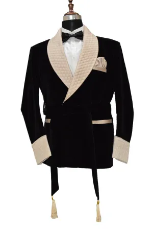 Mens Black  Smoking Jackets Luxury Stylish Designer Party Wear Blazer