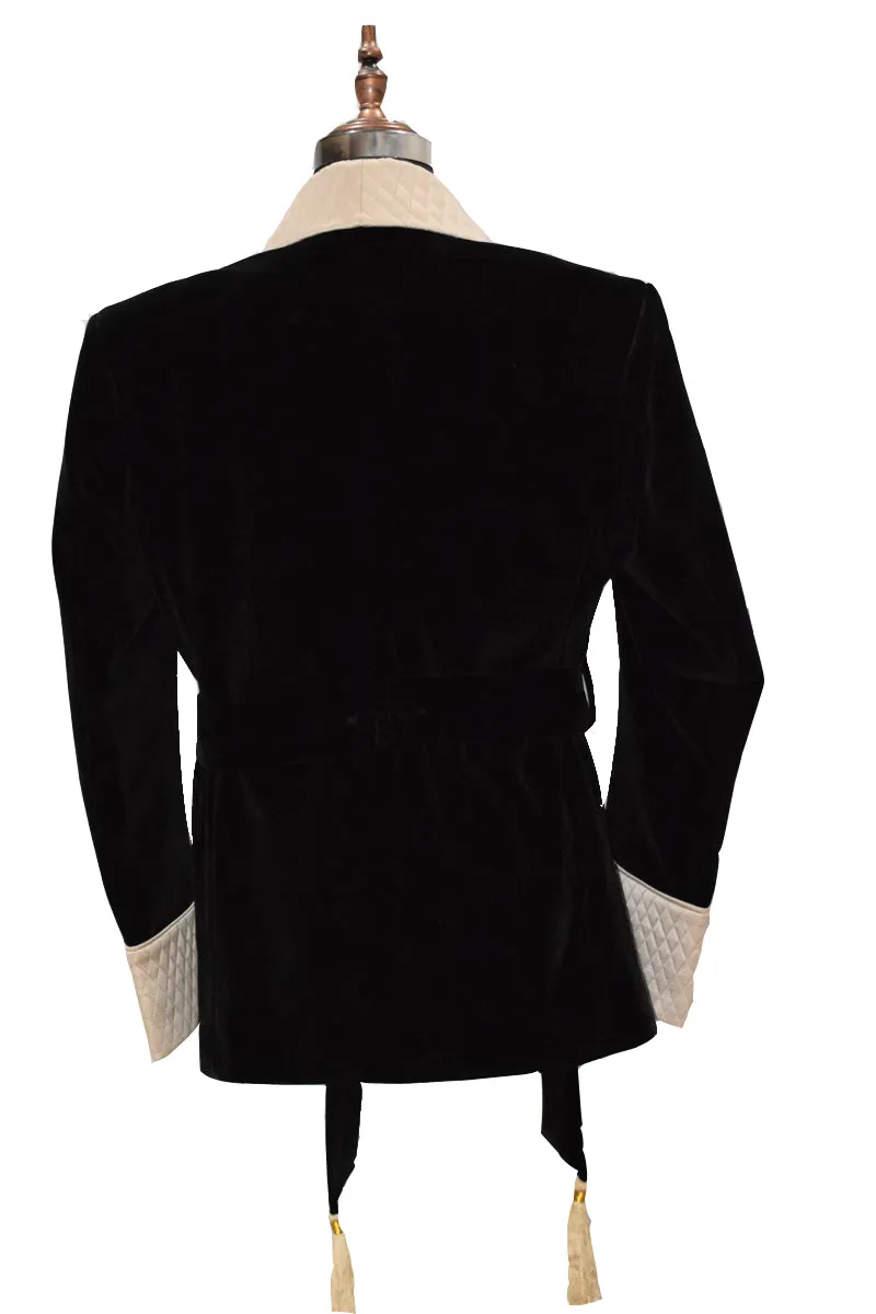 Mens Black  Smoking Jackets Luxury Stylish Designer Party Wear Blazer