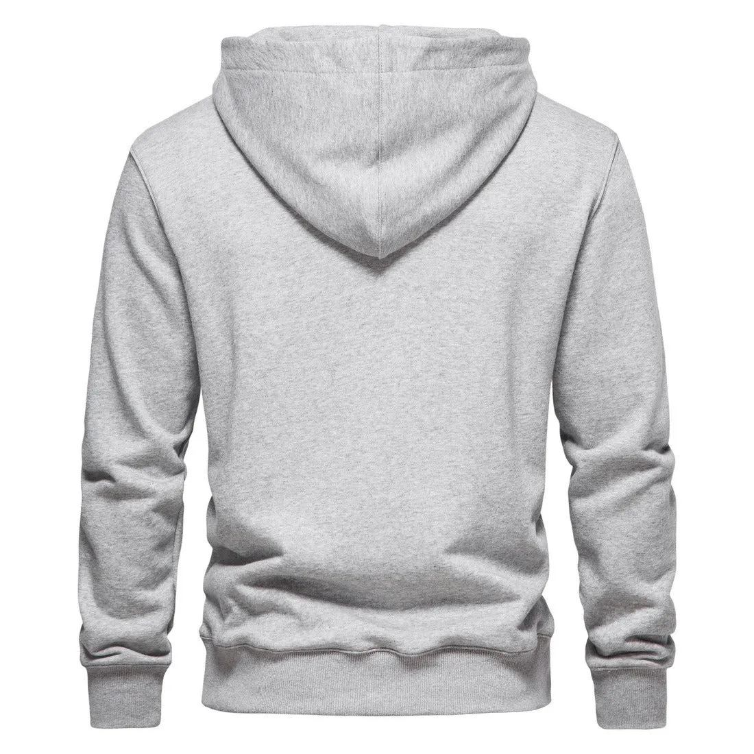 Men's Hoodie Sweatshirt Hooded Casual Long Sleeve Drawstring Lace Up Pullover Hoodies with Pocket