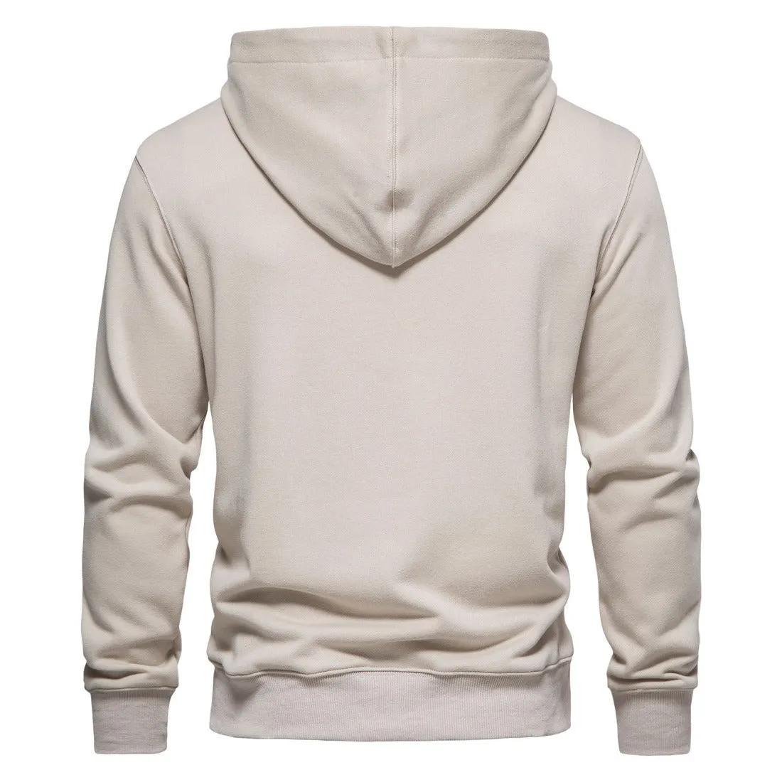 Men's Hoodie Sweatshirt Hooded Casual Long Sleeve Drawstring Lace Up Pullover Hoodies with Pocket