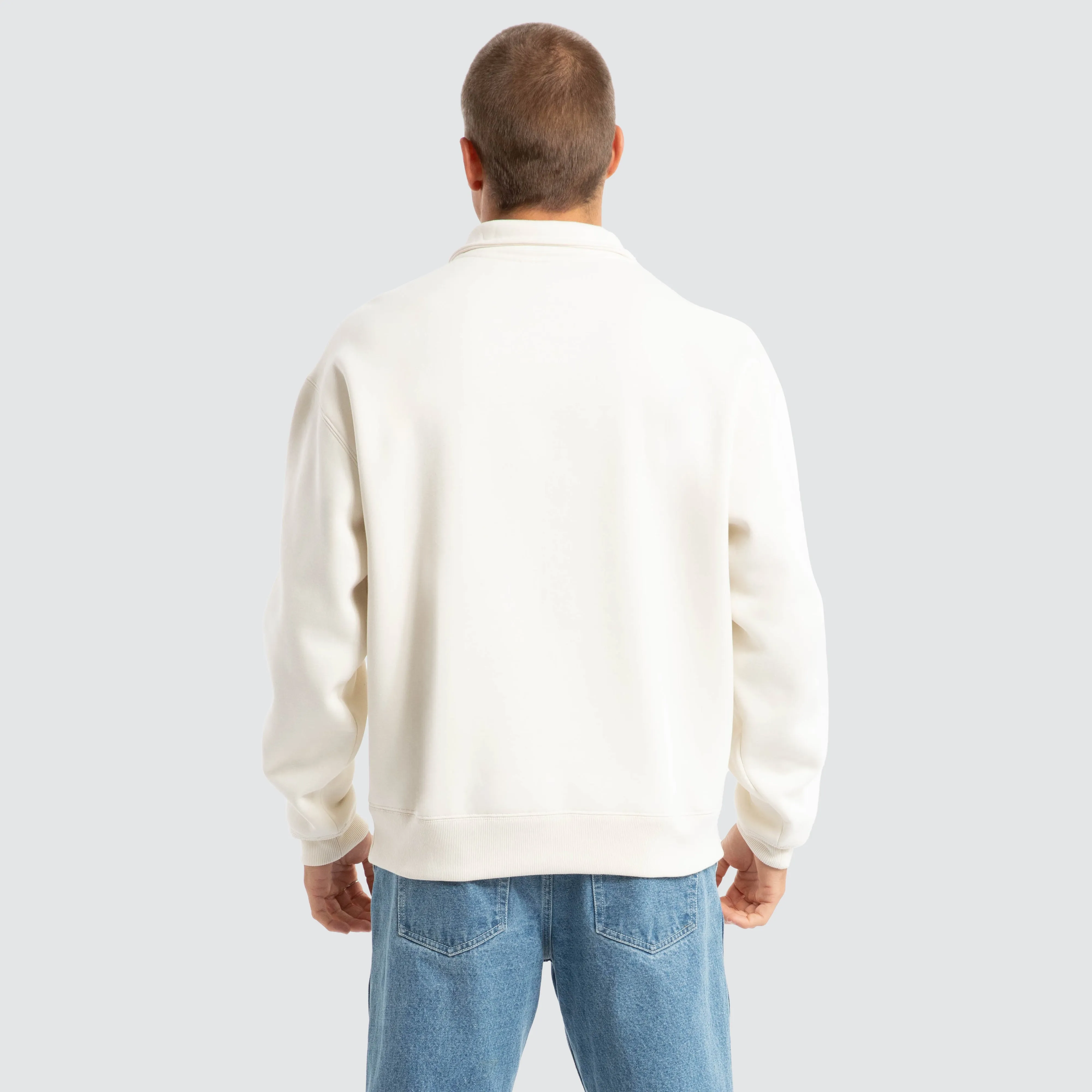 Merch Quarter Zip Jumper Tofu