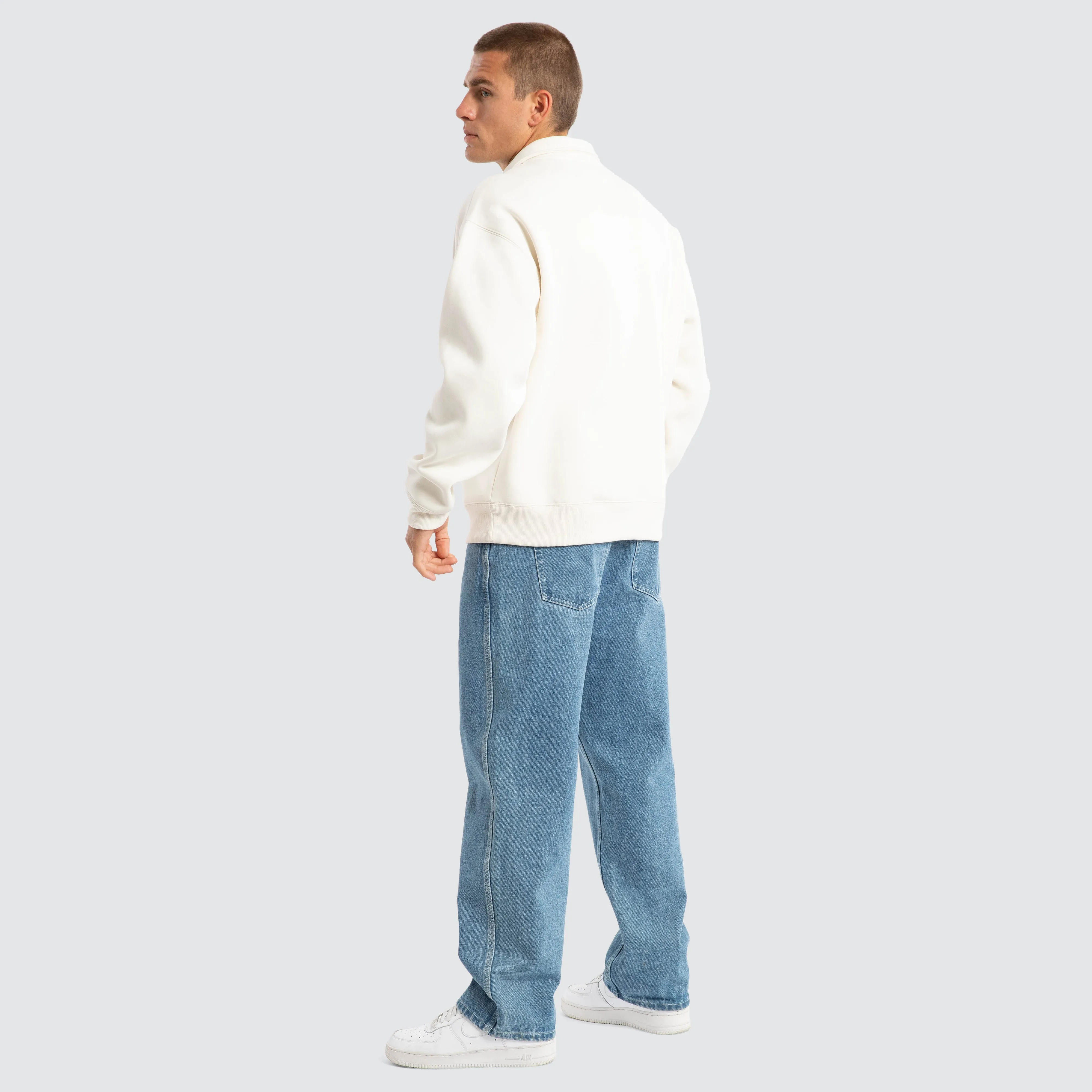 Merch Quarter Zip Jumper Tofu