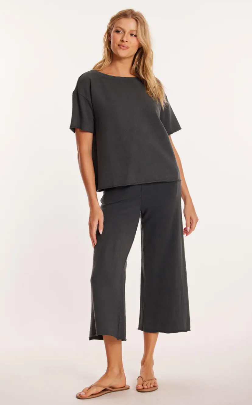 Mododoc Dark Gray Cotton Tee