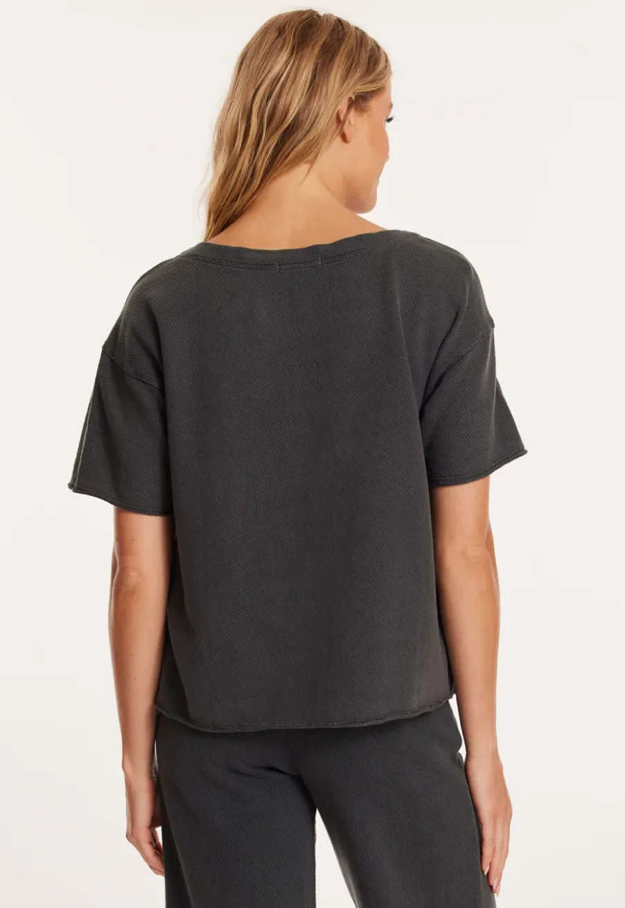 Mododoc Dark Gray Cotton Tee