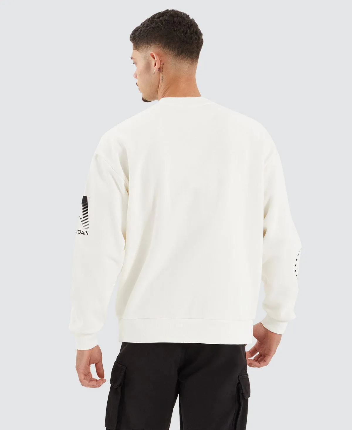 Montes Heavy Relaxed Sweater Natural White