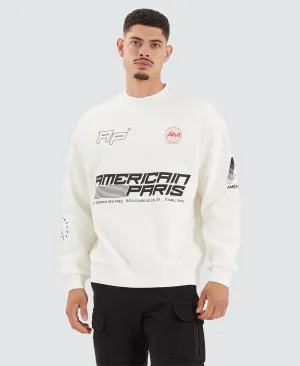 Montes Heavy Relaxed Sweater Natural White