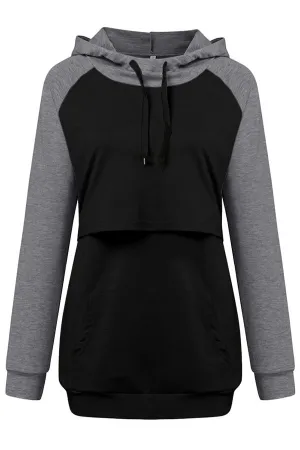 Obstetric Care Hoodie Comfortable Breastfeeding Sweatshirt