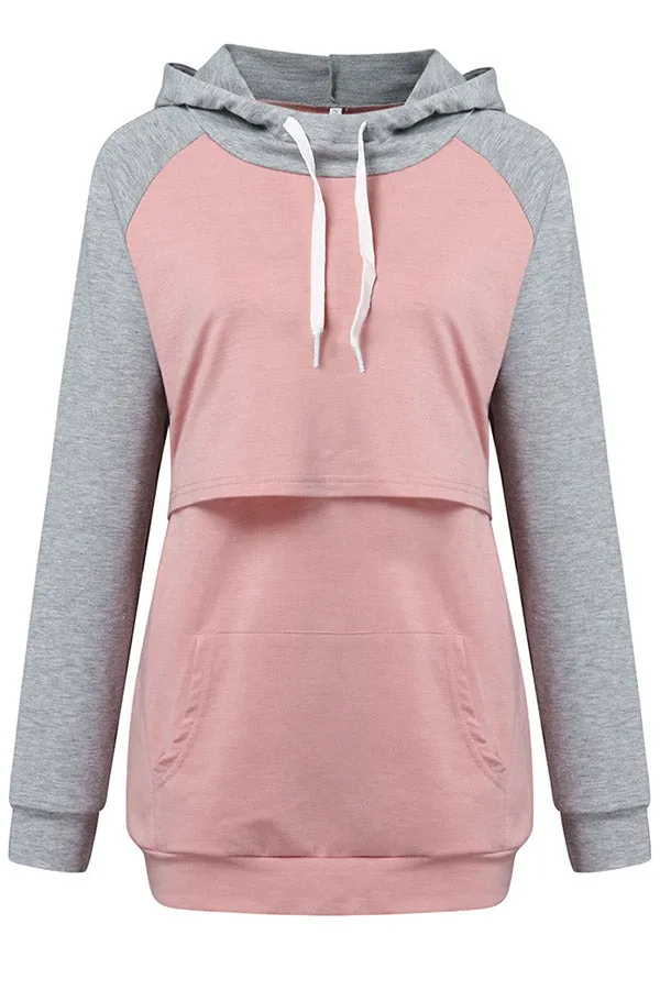 Obstetric Care Hoodie Comfortable Breastfeeding Sweatshirt
