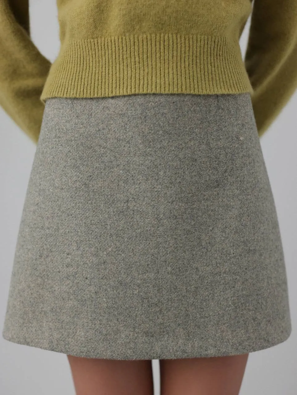 Olive Green Wool Sweater