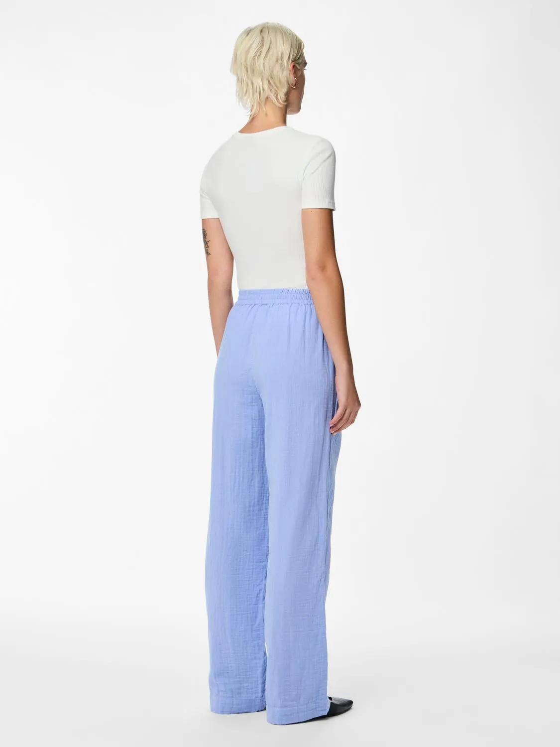 PCKAPPEL Trousers - Hydrangea