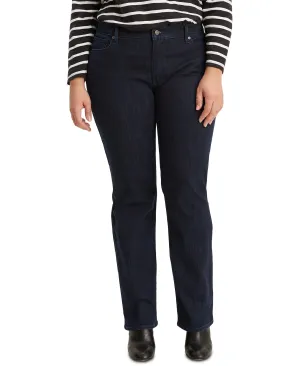 Plus Trendy Classic Straight Leg Jeans