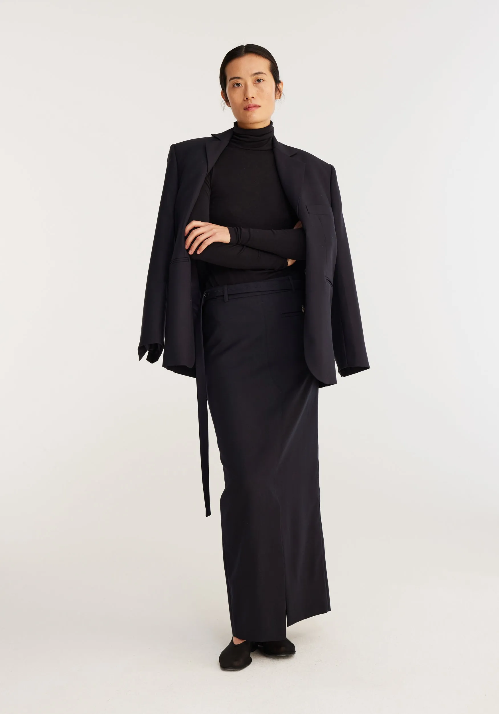 REIMAGINED TAILORED SKIRT