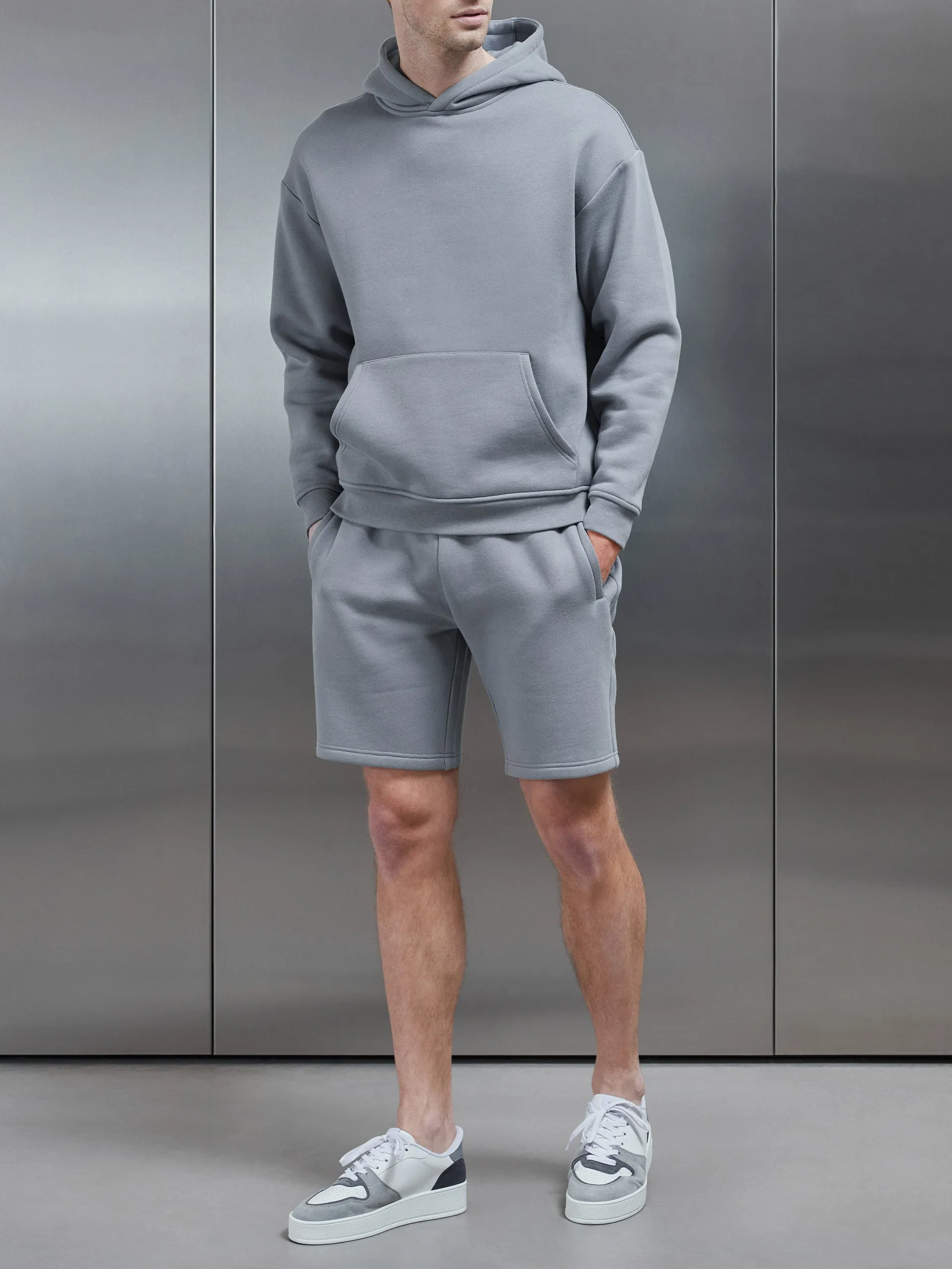 Relaxed Fit Hoodie in Coast Blue