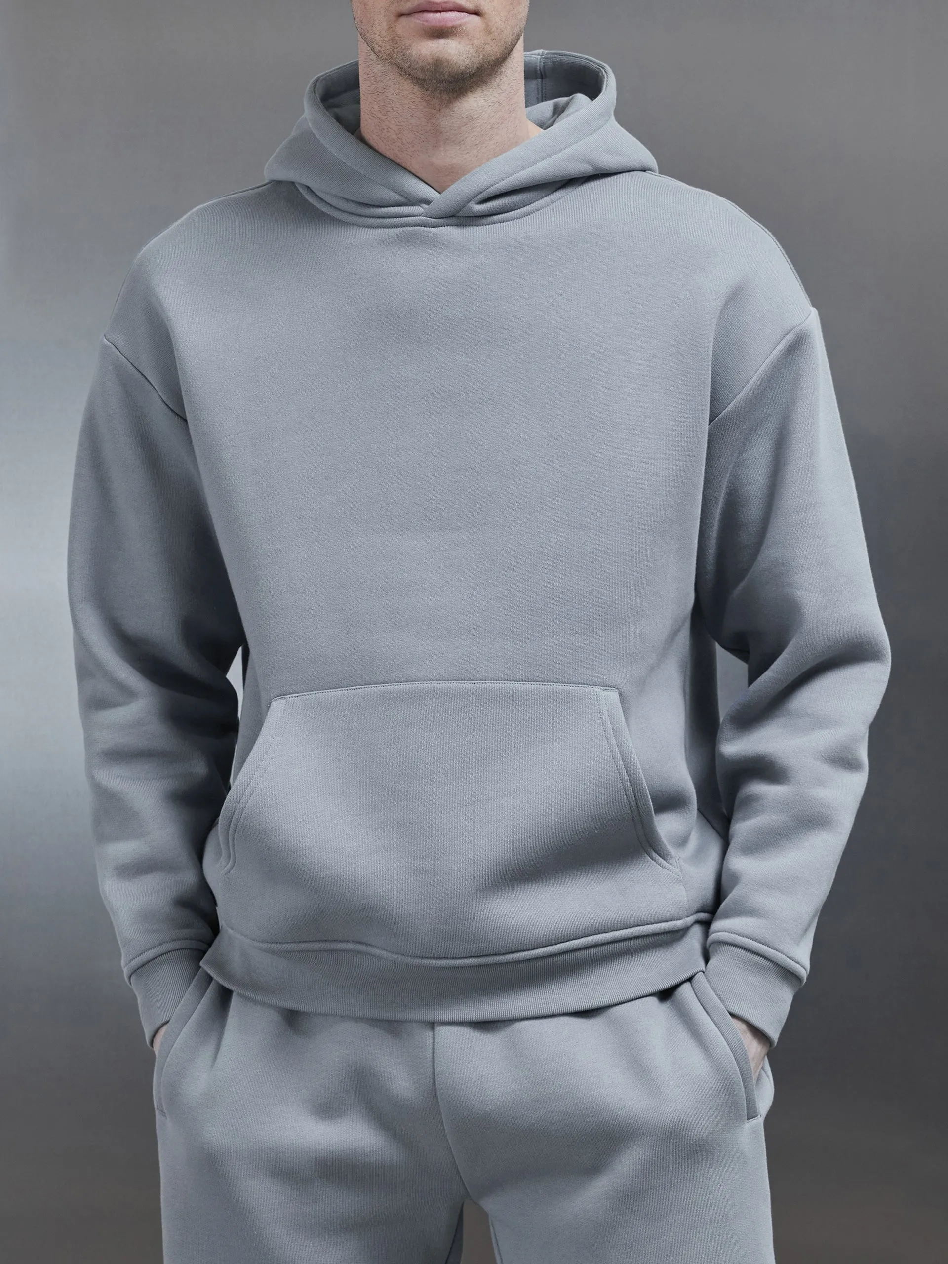 Relaxed Fit Hoodie in Coast Blue