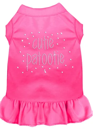 Rhinestone Cutie Patootie Dress Bright Pink Xxxl