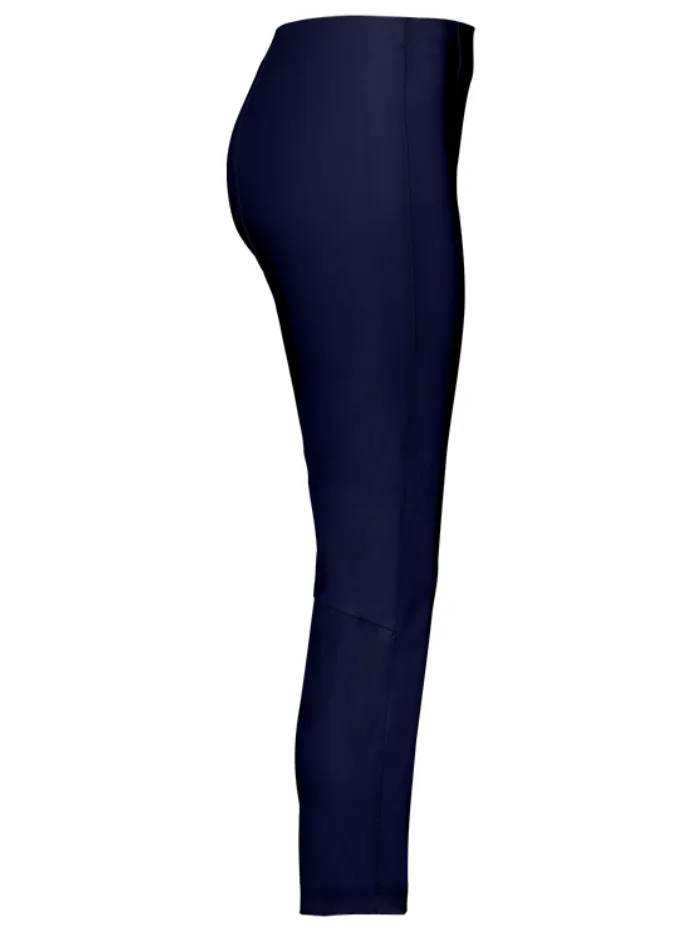 Riani Deep Blue Cropped Pull On Trouser 393275 2162 Col 421