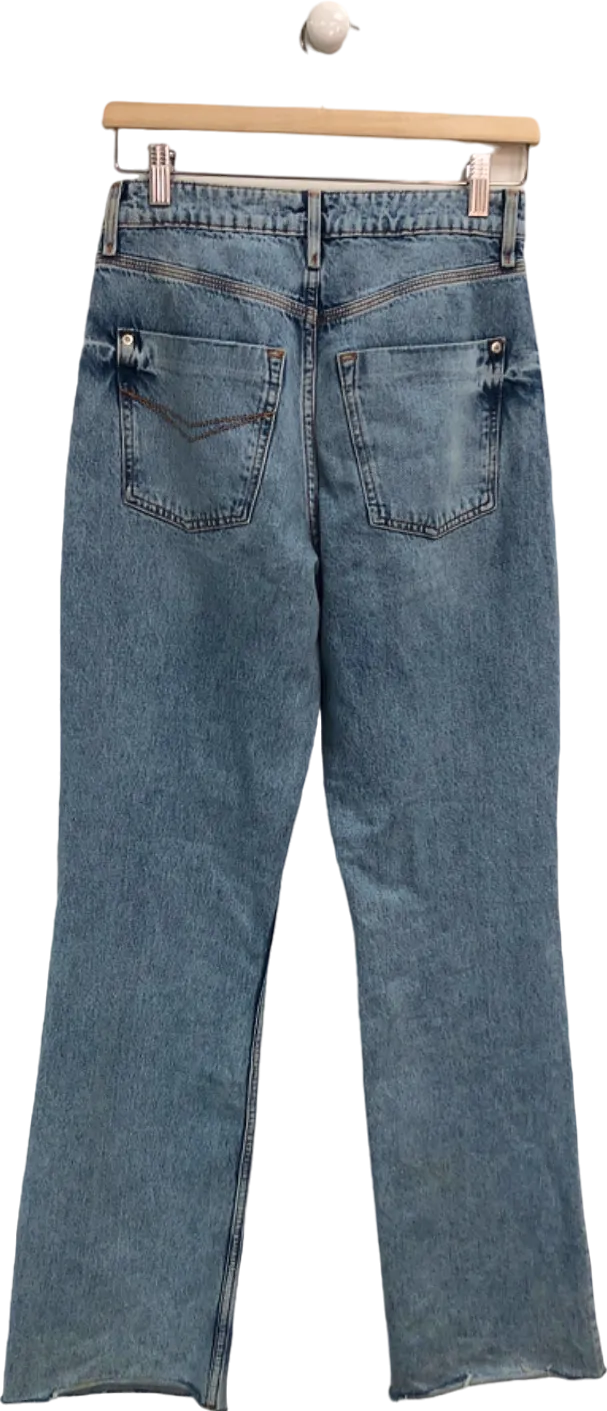 River Island Blue Distressed Jeans UK 6