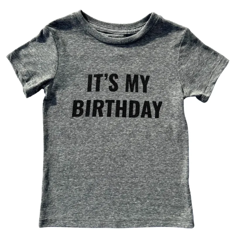 SILAS - It's My Birthday Tee in Heather Grey